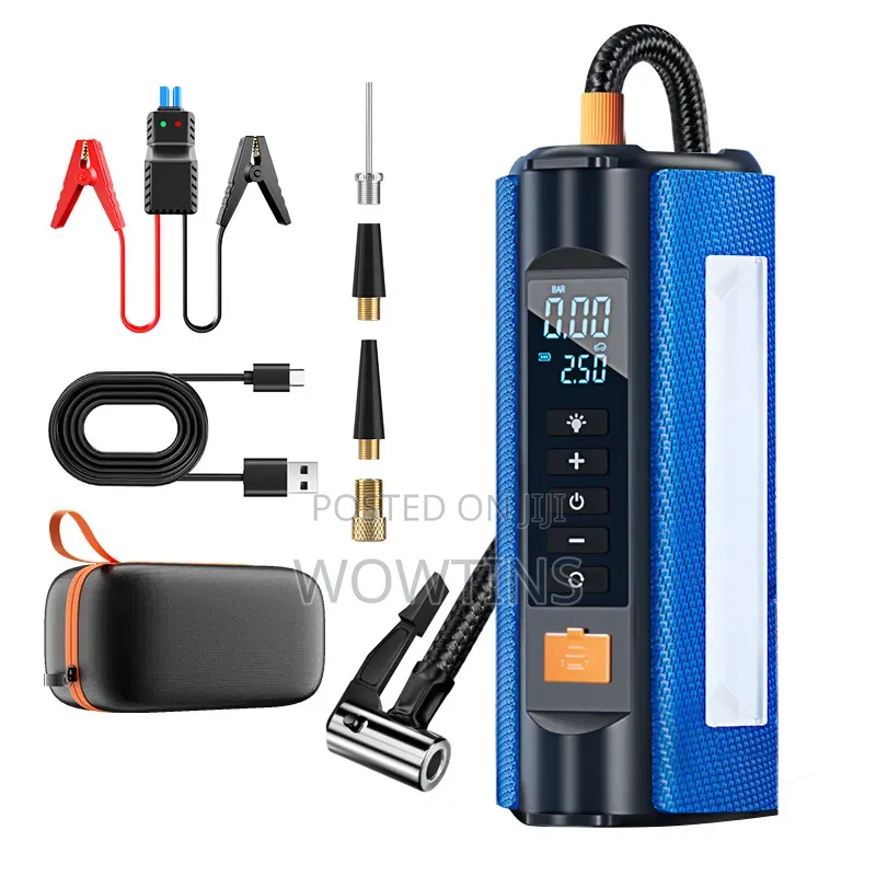 Tire Air Compressor and Jump Starter