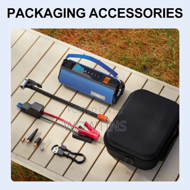 Tire Air Compressor and Jump Starter