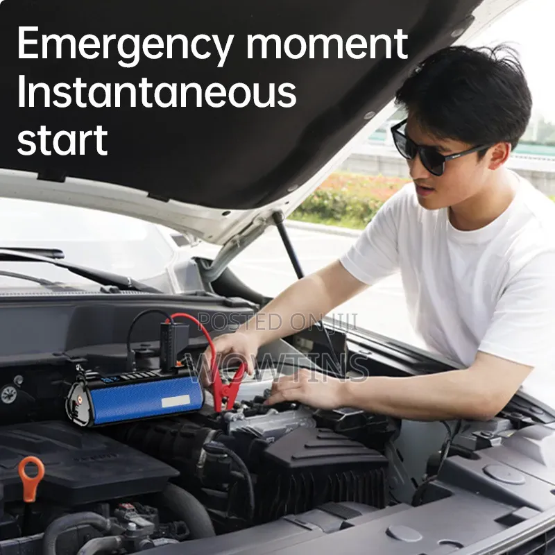 Tire Air Compressor and Jump Starter
