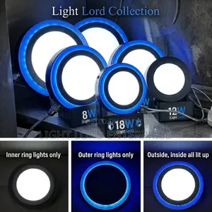 Fireproof Material Panel Light Surface Type White /Warm/Blue