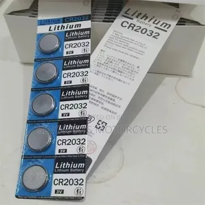 CR2032 3V Coin Battery 5pcs for Car Key Remote CMOS