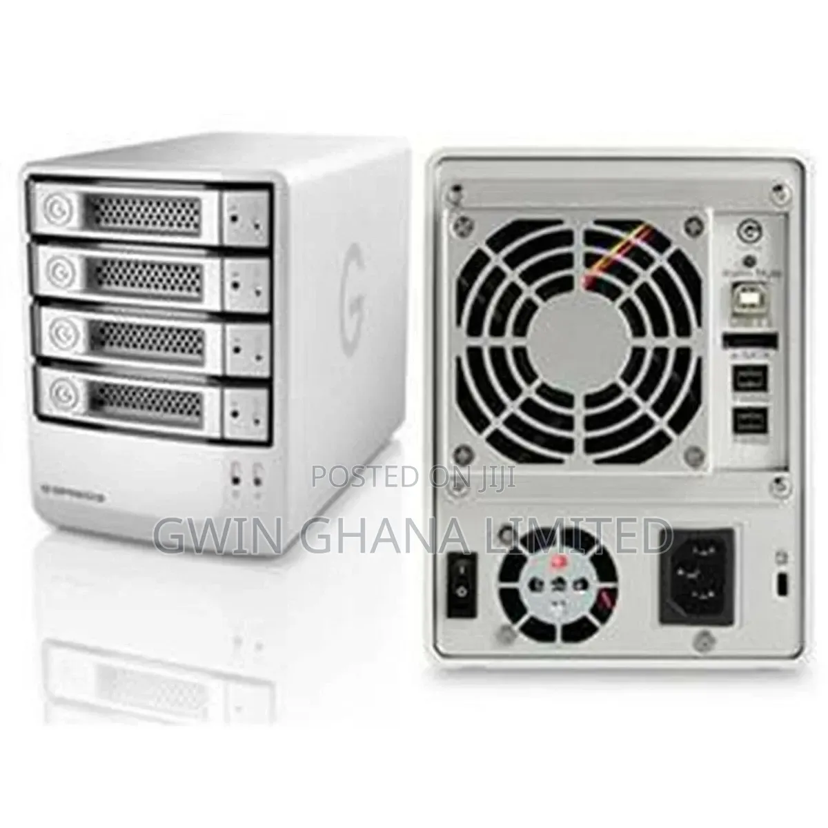 G-Tech G-Speed Q Versatile Multi-Interface 4-Bay RAID Storage. Empty