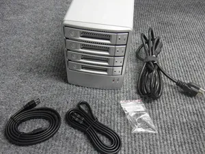 G-Tech G-Speed Q Versatile Multi-Interface 4-Bay RAID Storage. Empty