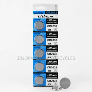 CR2032 3V Coin Battery 5pcs for Car Key Remote CMOS