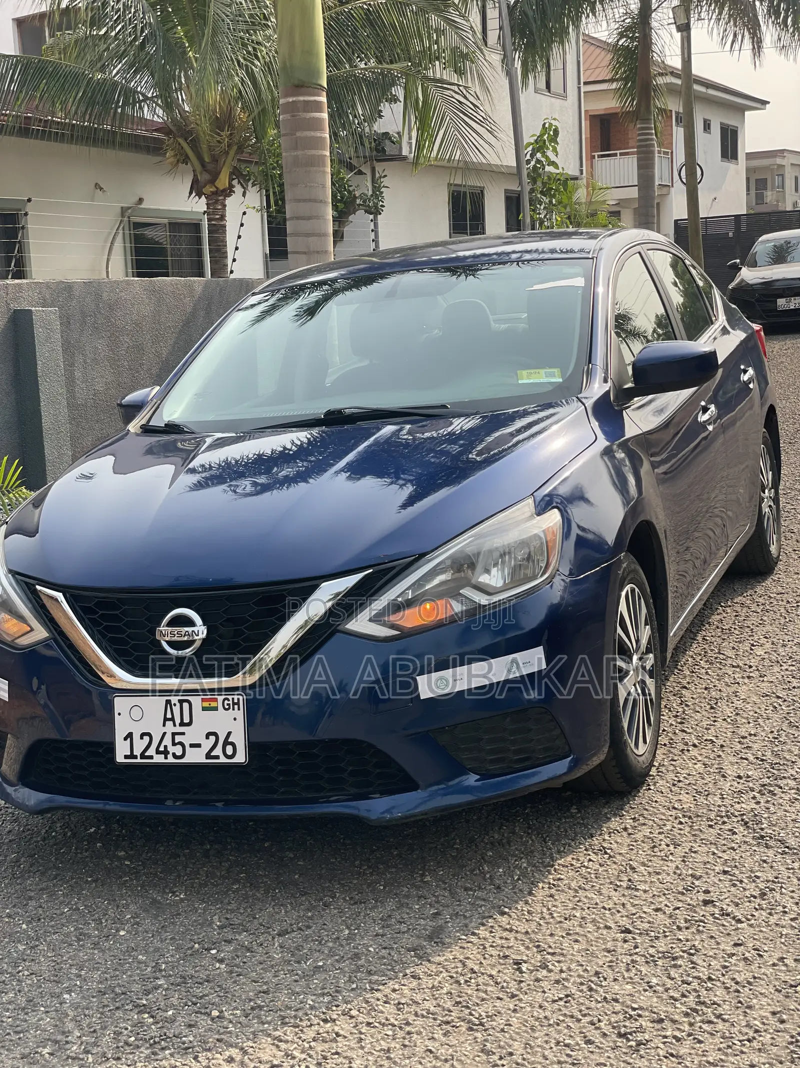 Blue Nissan Sentra 2017