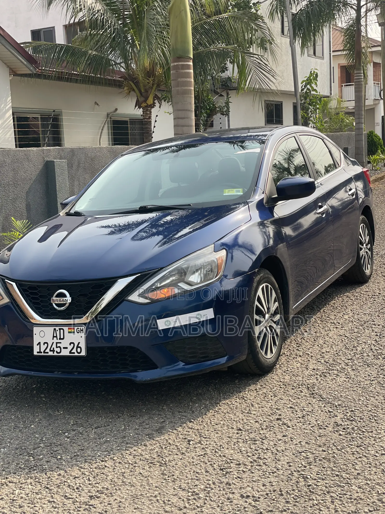 Blue Nissan Sentra 2017