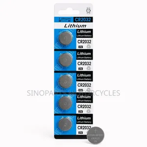 CR2032 3V Coin Battery 5pcs for Car Key Remote CMOS