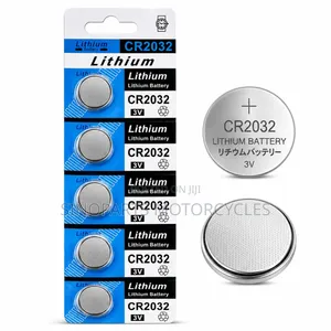 CR2032 3V Coin Battery 5pcs for Car Key Remote CMOS