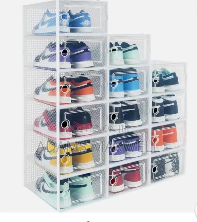 Transparent Sneakers Storage Boxes