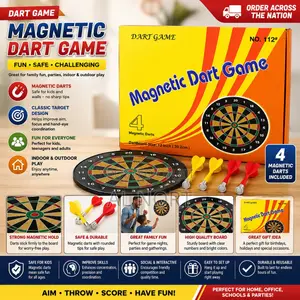 Magnetic Dart Game No. 112 – 4-Piece Magnetic Dart Set