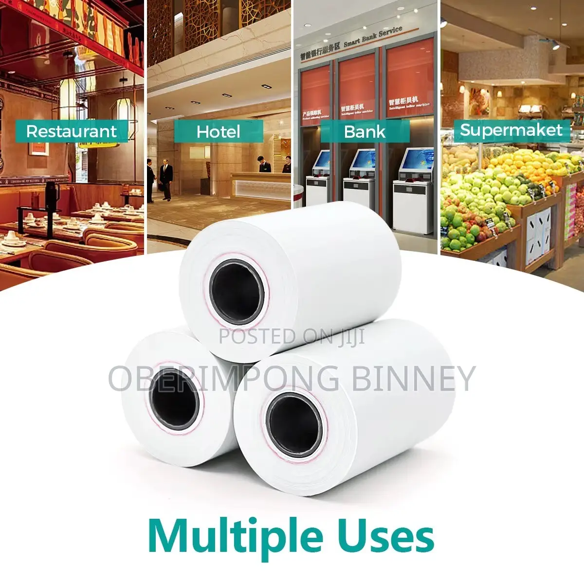HIGH QUALITY 80x50mm Thermal Paper Rolls