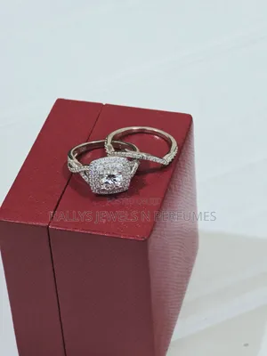 Sterling Silver Full Moissanite Diamond Ring, Wedding Ring