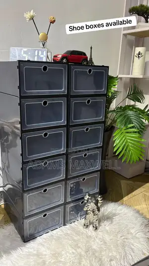Transparent Sneakers Storage Boxes