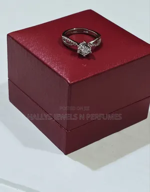 Sterling Silver 0.7ct Zirconia Engagement, Promise Ring