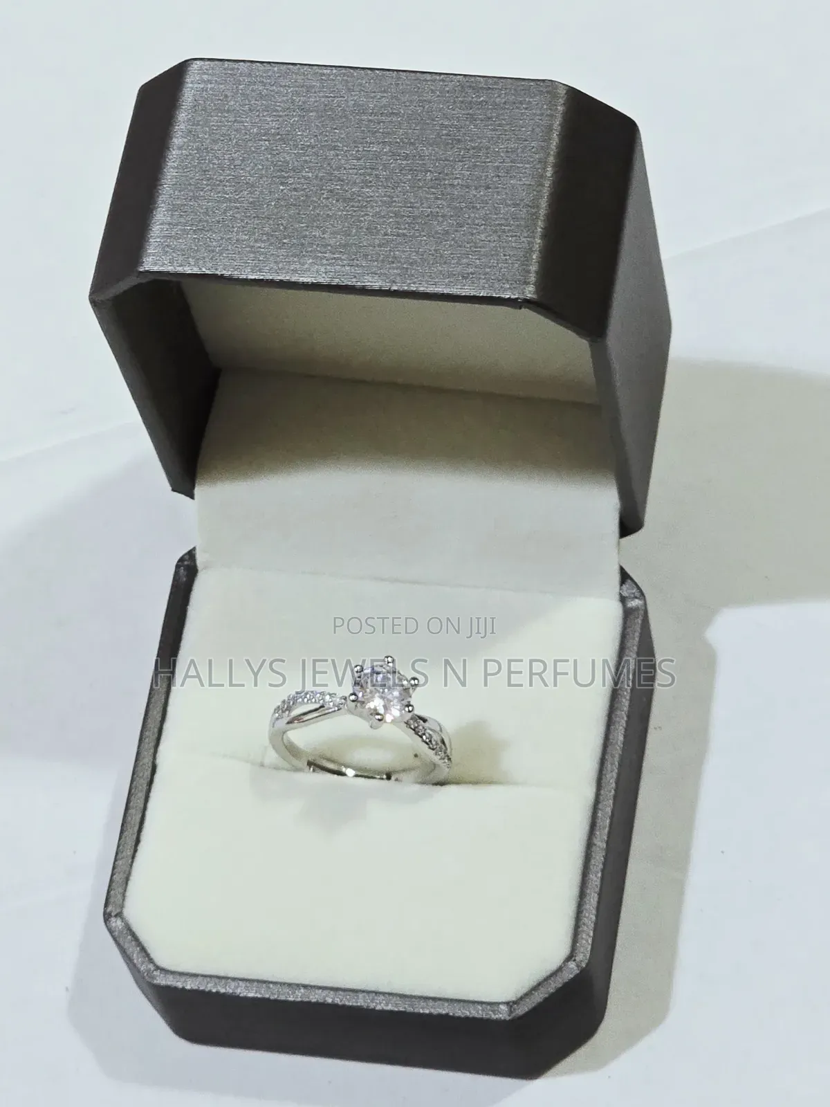 Sterling Silver 0.7ct Zirconia Engagement, Promise Ring