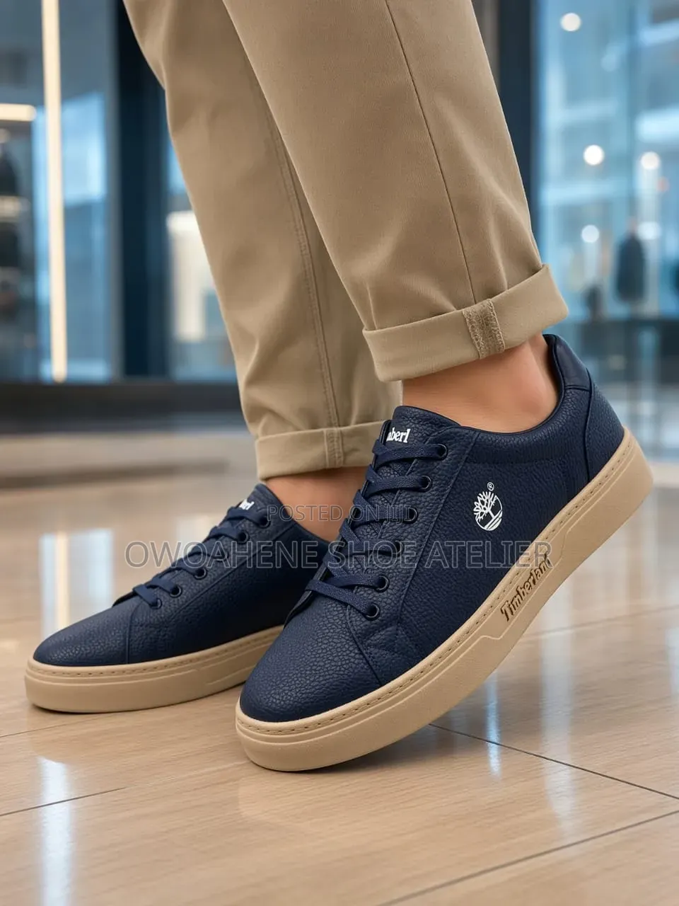 Pair of Timberland Casual Leather Sneakers