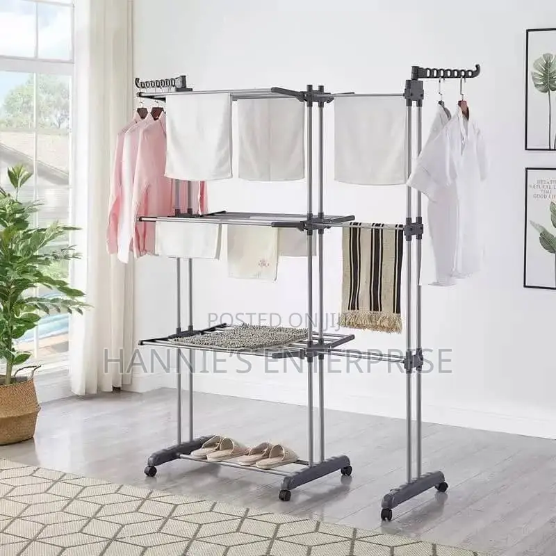 3-Tier Foldable Clothes Drying Rack