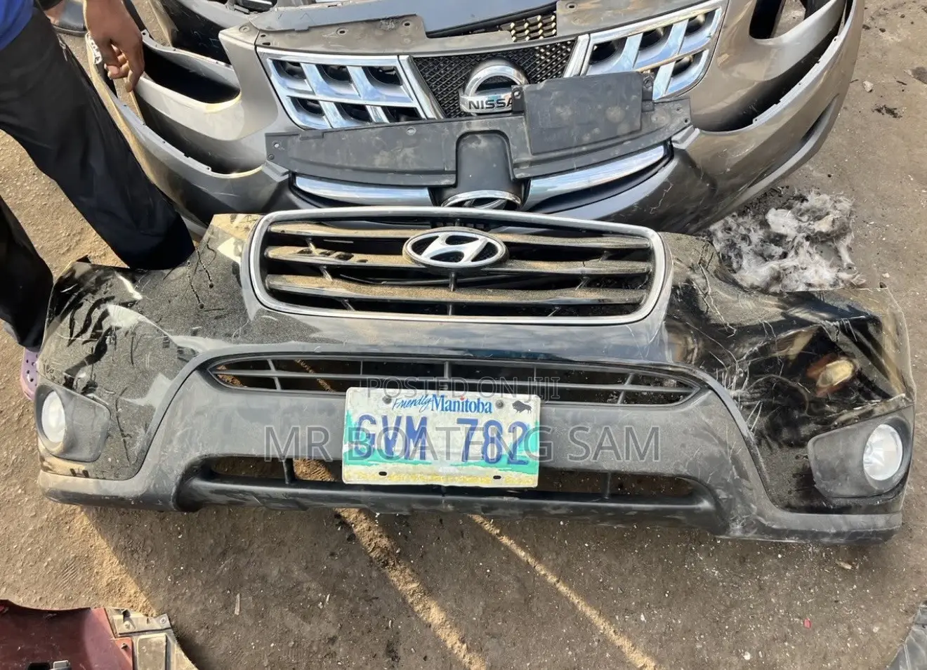 Hyundai Santa 2011 Front Bumper