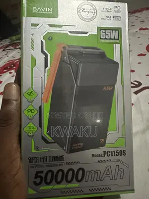 Bavin Powerbank 50000mAh, 65W