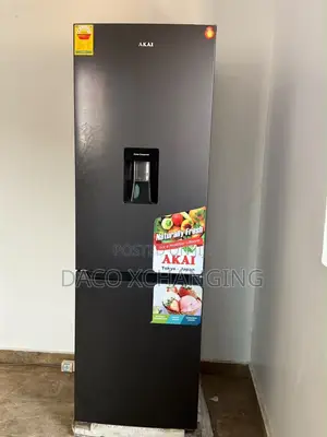 Akai Double-Door Refrigerator/Freezer With a Water Dispenser