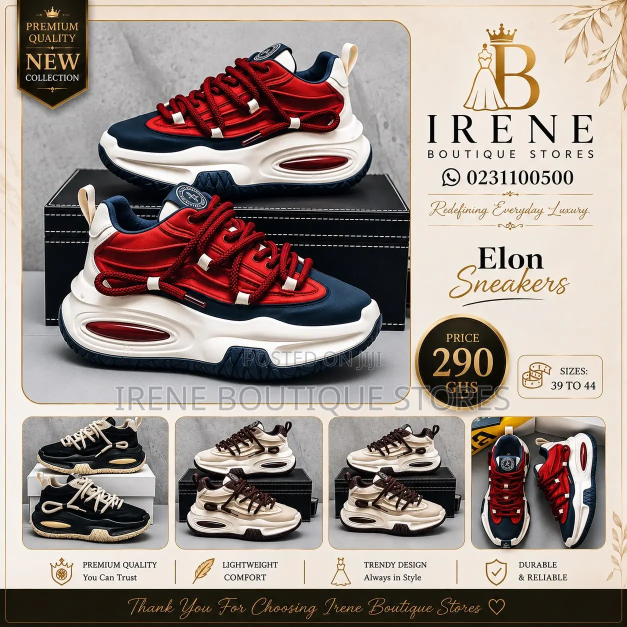 Elon Best Quality Sneakers.