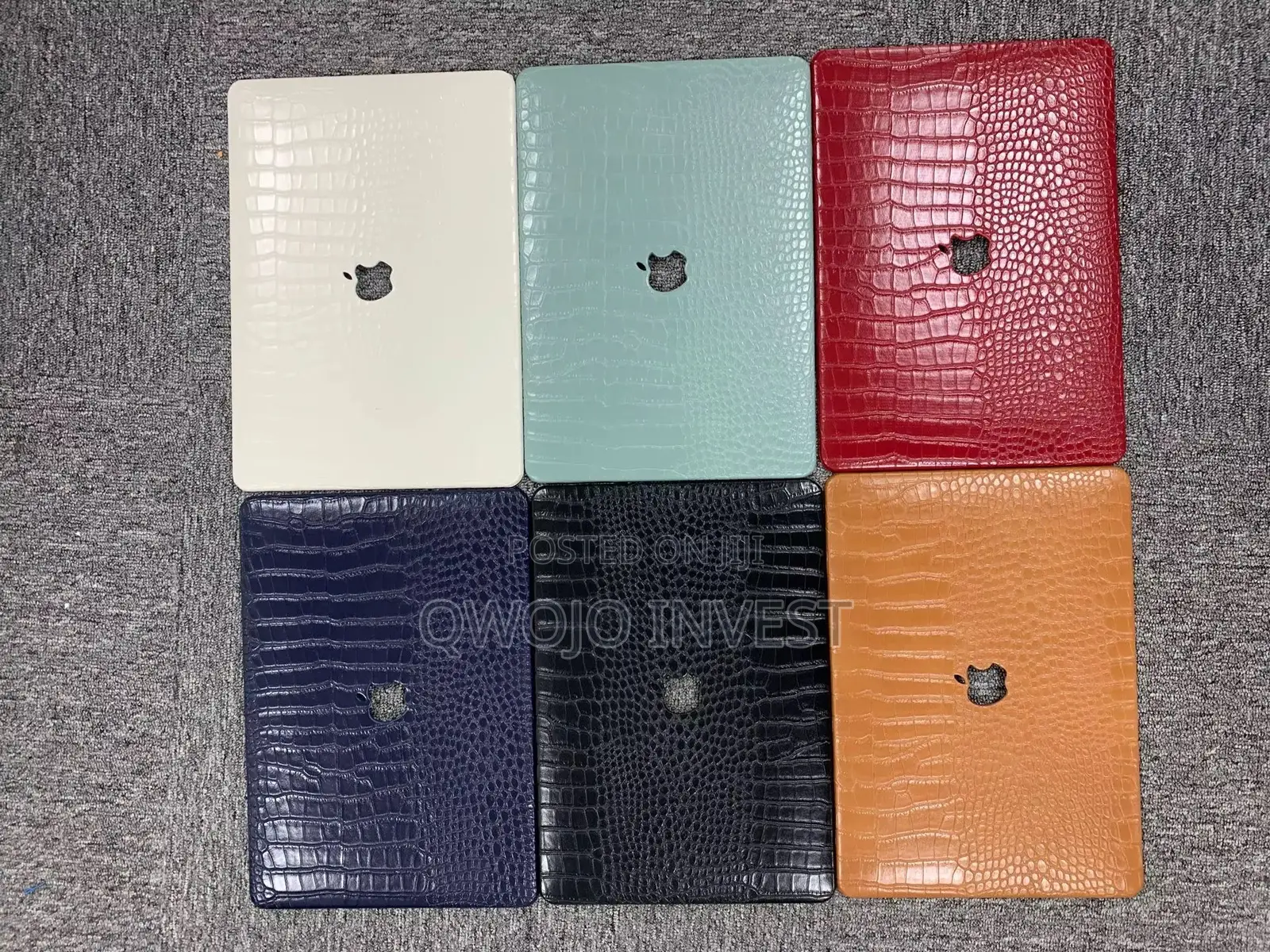 Quality PU Crocodile Leather MacBook Case