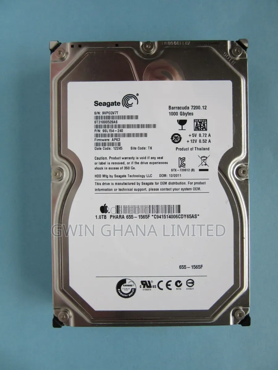 1Seagate Barracuda 7200.12 1TB SATA 3.5" Hard Drive