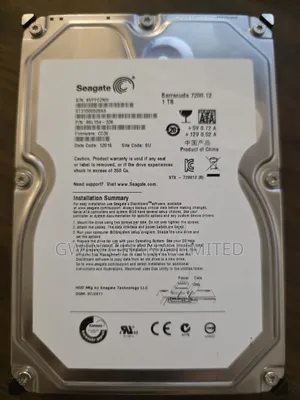 1Seagate Barracuda 7200.12 1TB SATA 3.5" Hard Drive