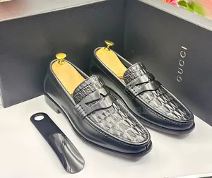 Gucci Men's Leather Classic Penny Loafers