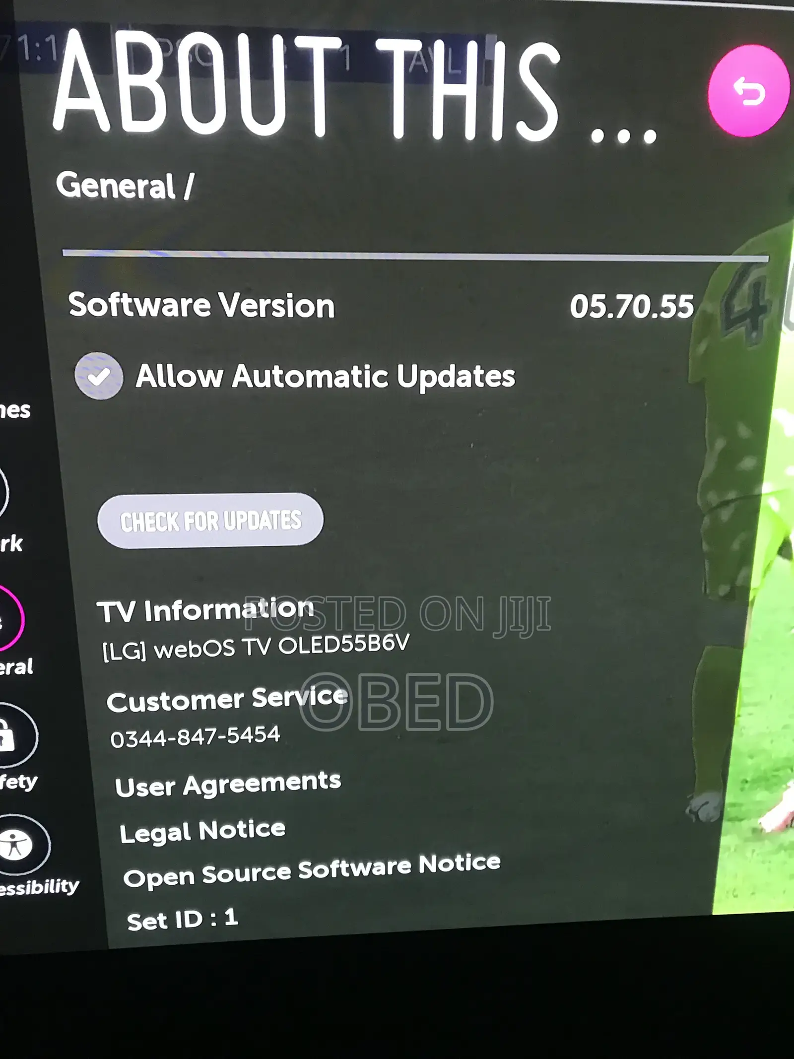 LG Oled Smart TV