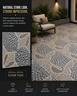 40x40cm Natural Pebble Stone Design Floor Tiles
