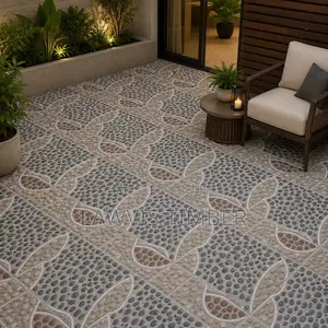 40x40cm Natural Pebble Stone Design Floor Tiles