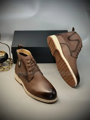Timberland Burnished Brown Leather Dress Chukka Boots