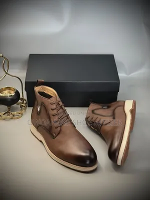 Timberland Burnished Brown Leather Dress Chukka Boots