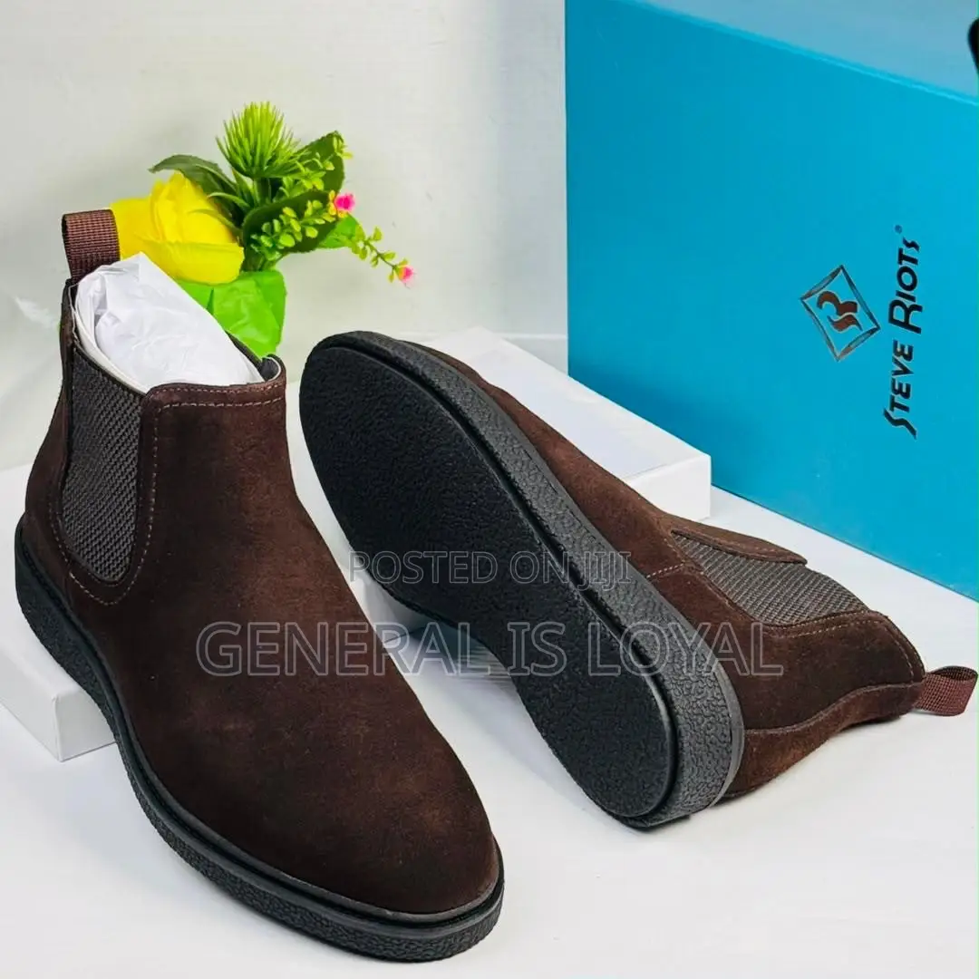 Steve Riots Suede Brown Chelsea Boot