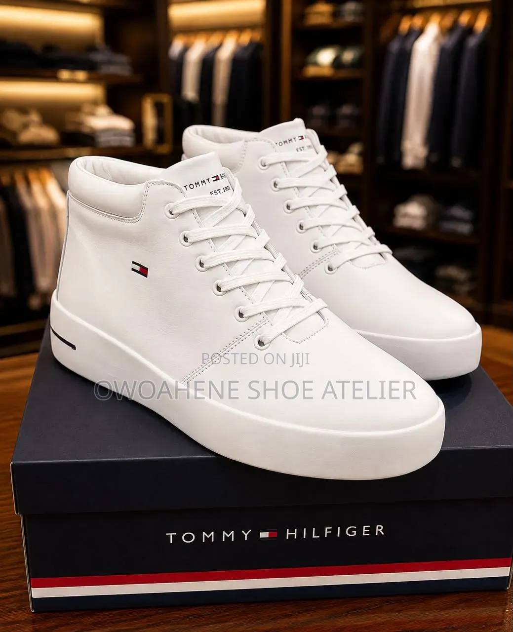 Tommy Hilfiger Men's Hi Vulc Core Mid / Boot Sneakers.