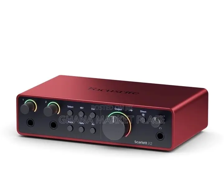 Focusrite Scarlett 2i2 USB-C Audio Interface (4th Generation)