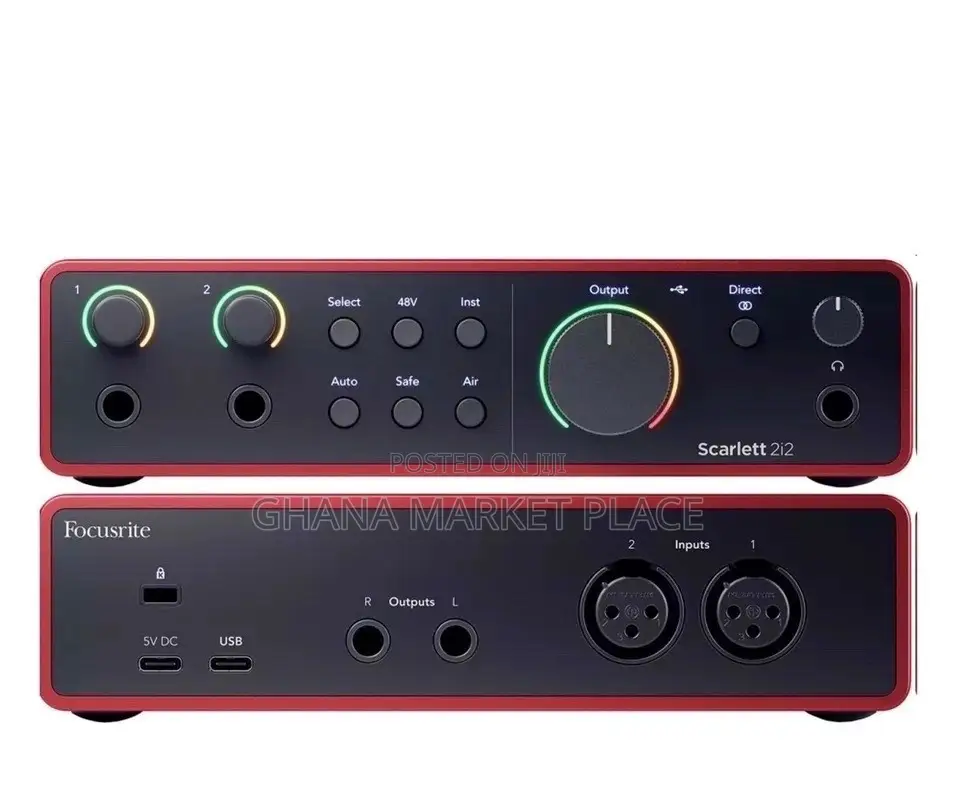 Focusrite Scarlett 2i2 USB-C Audio Interface (4th Generation)