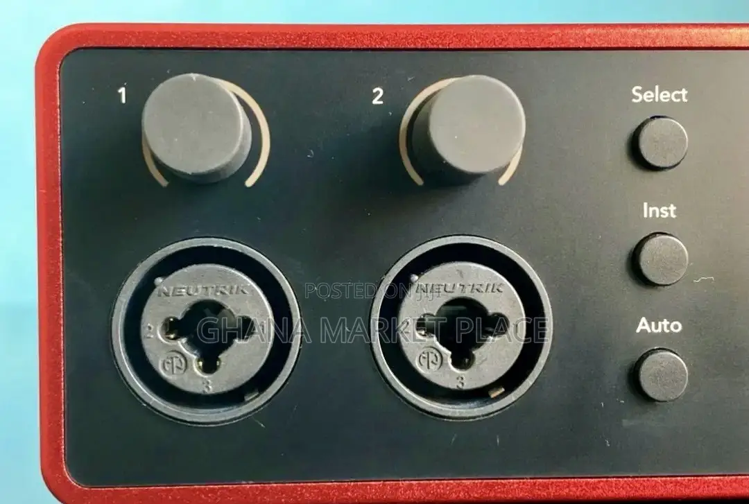 Focusrite Scarlett 2i2 USB-C Audio Interface (4th Generation)