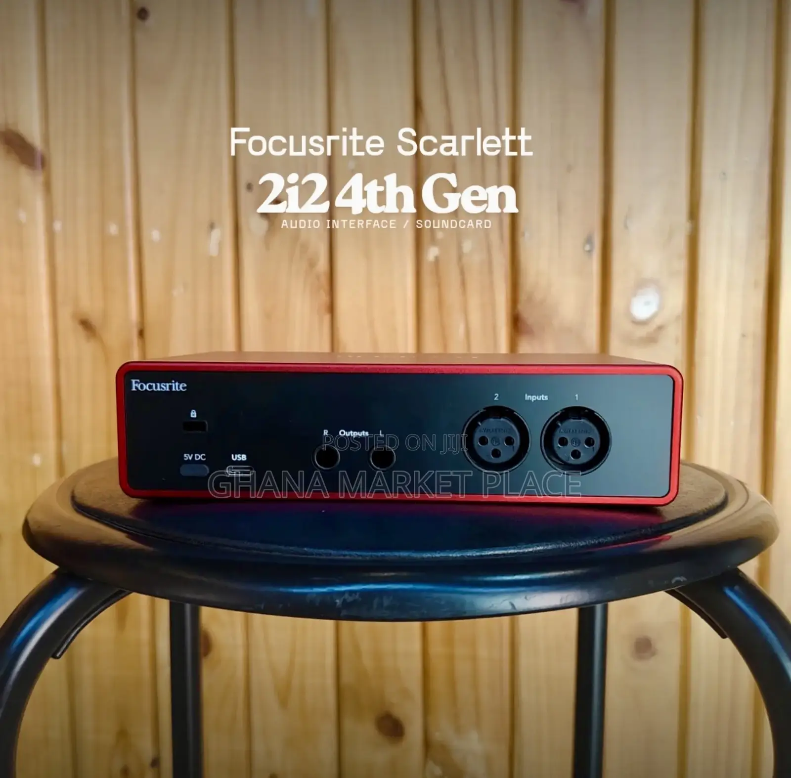 Focusrite Scarlett 2i2 USB-C Audio Interface (4th Generation)