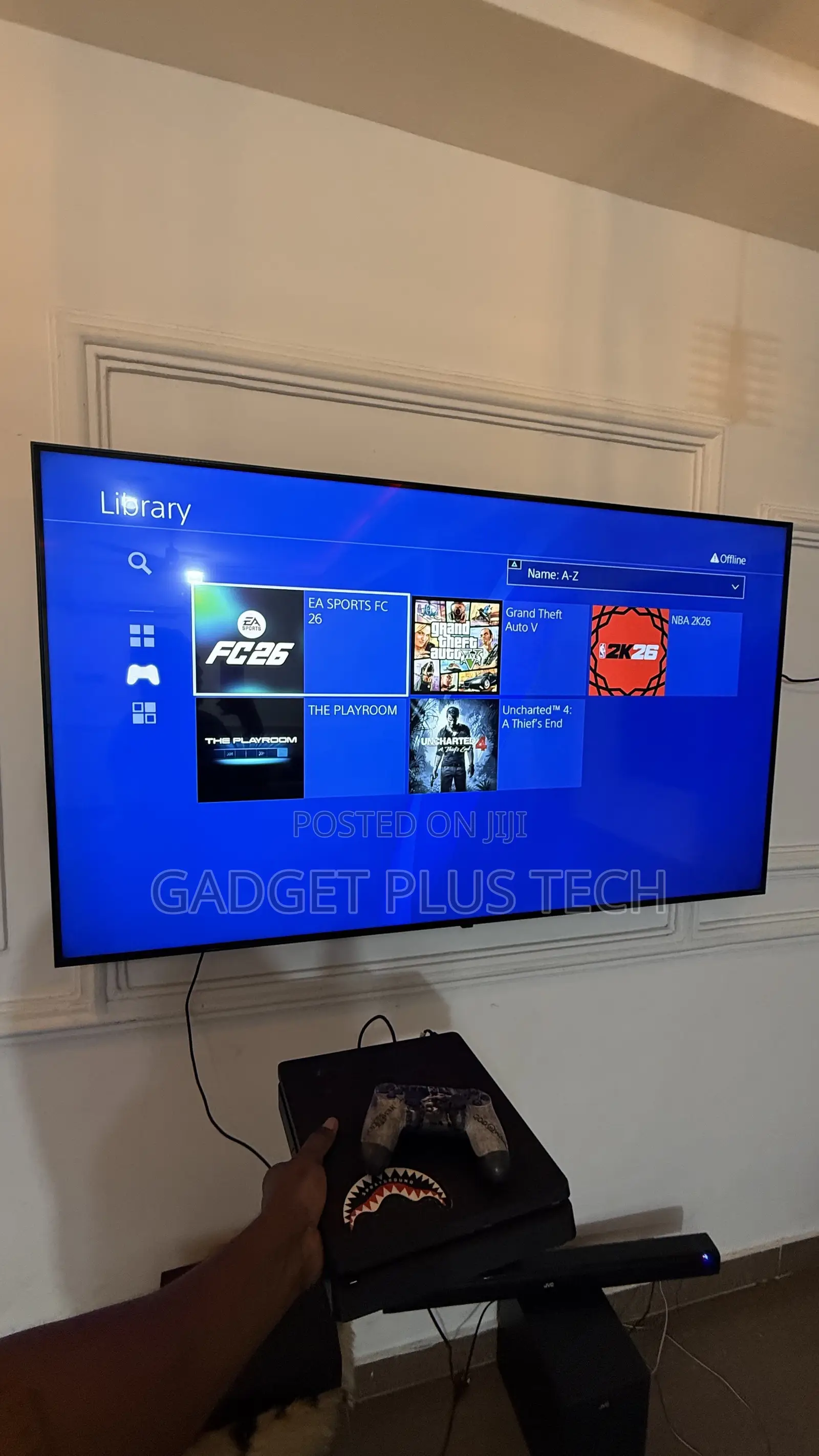 PS4 Slim 500GB 4 Offline Games