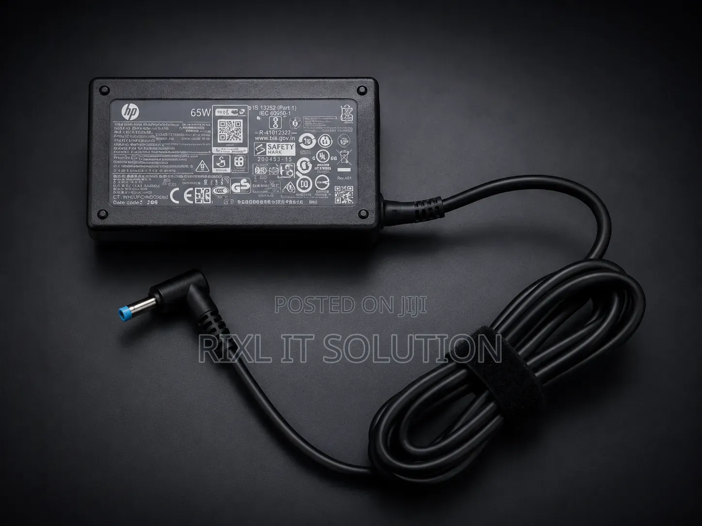 Original HP 65W Blue Pin Laptop Charger 19.5V 3.33A for Pavilion HP.