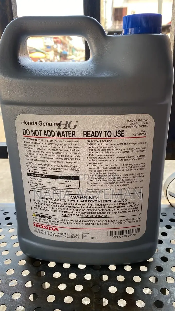 Honda Type 2 Coolant
