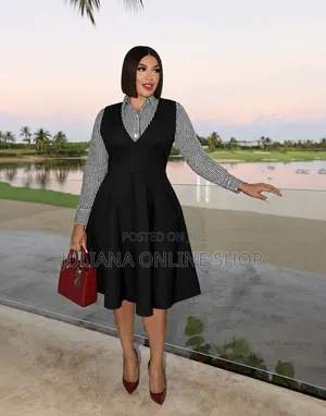 Cotton Pinafore Dress