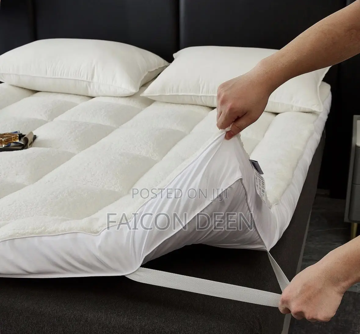 Turn Ordinary Beds Into Luxury;Thick Heavy Mattress Topper for Hotels