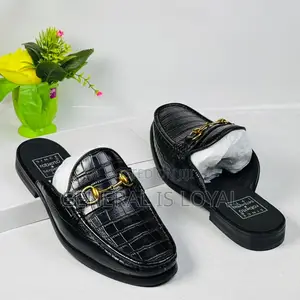 Roberto Serpentini Black Men’s Halfshoe