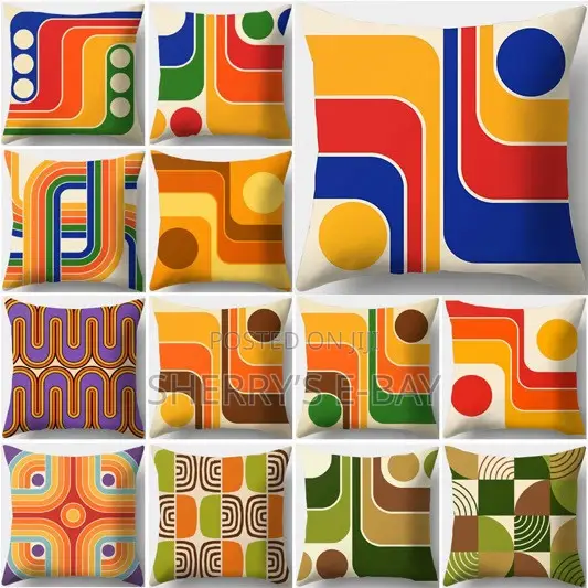 Throw Pillows With Printed Covers