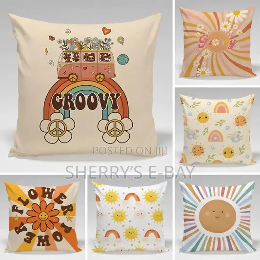 Throw Pillows With Printed Covers