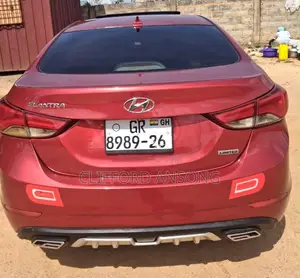 Hyundai Elantra Limited 4dr Sedan (1.8L 4cyl 6A) 2014 Red