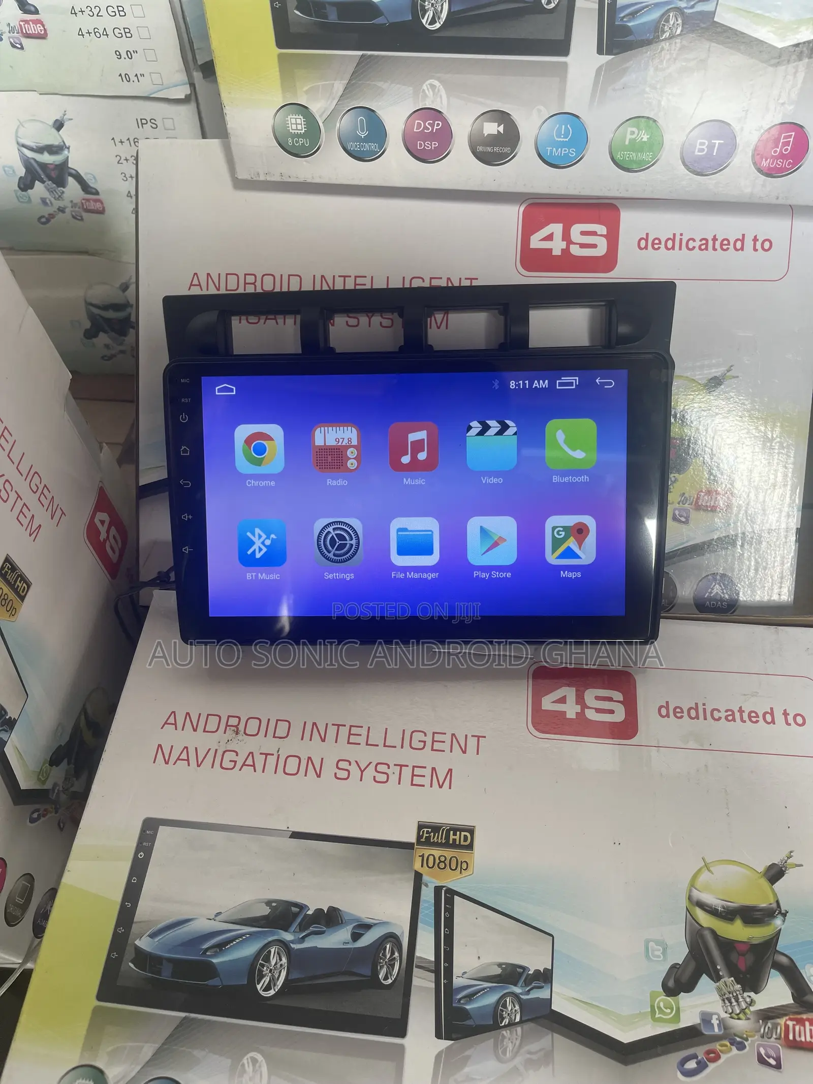 Kia Picanto/Morning 2005 Android Infotainment Upgrade Screen 9”